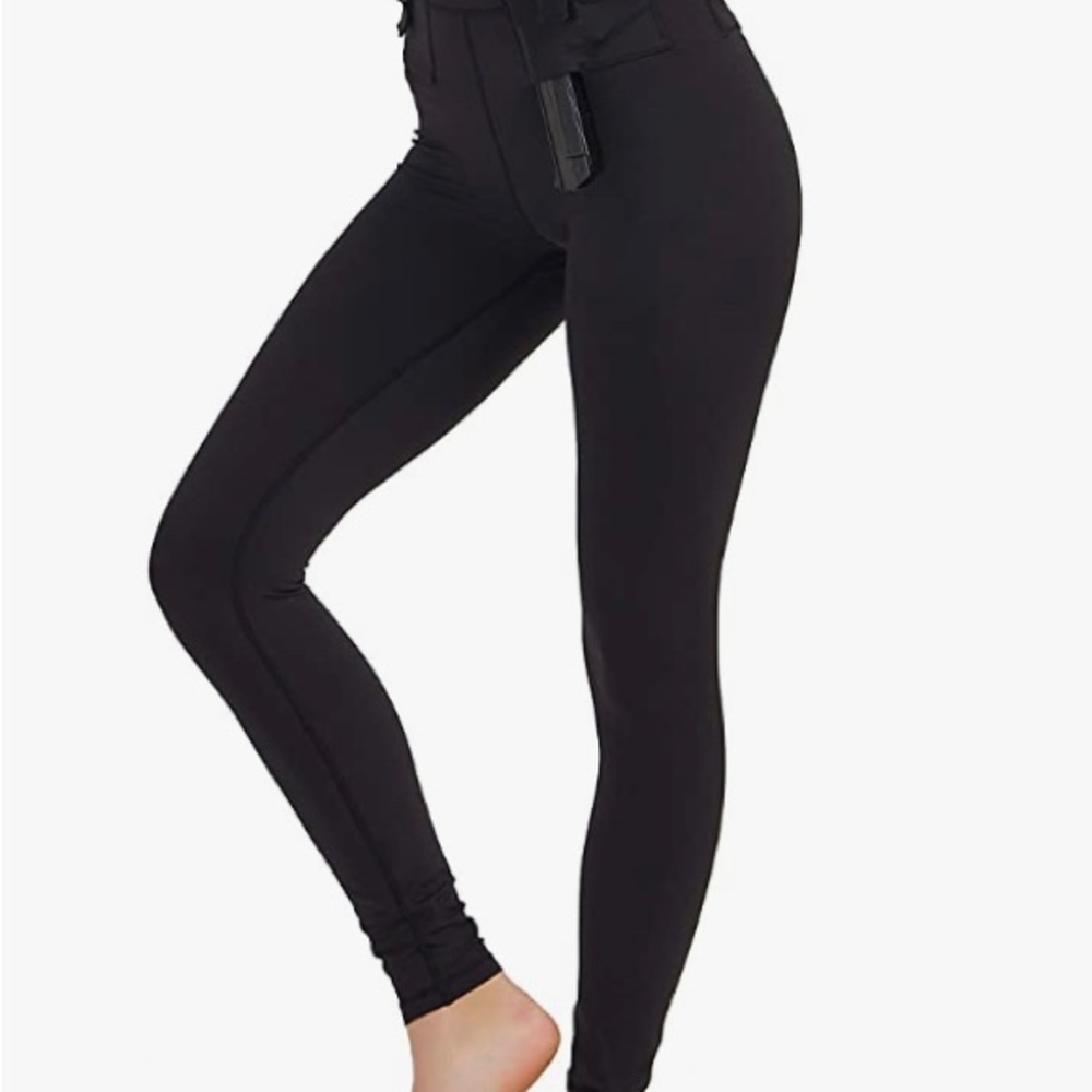 GrayStone Concealment. Black workout pants in medium